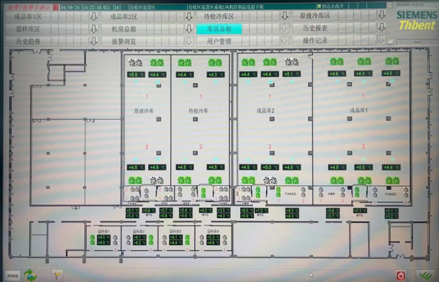 Refrigeration System PLC Automation Control
